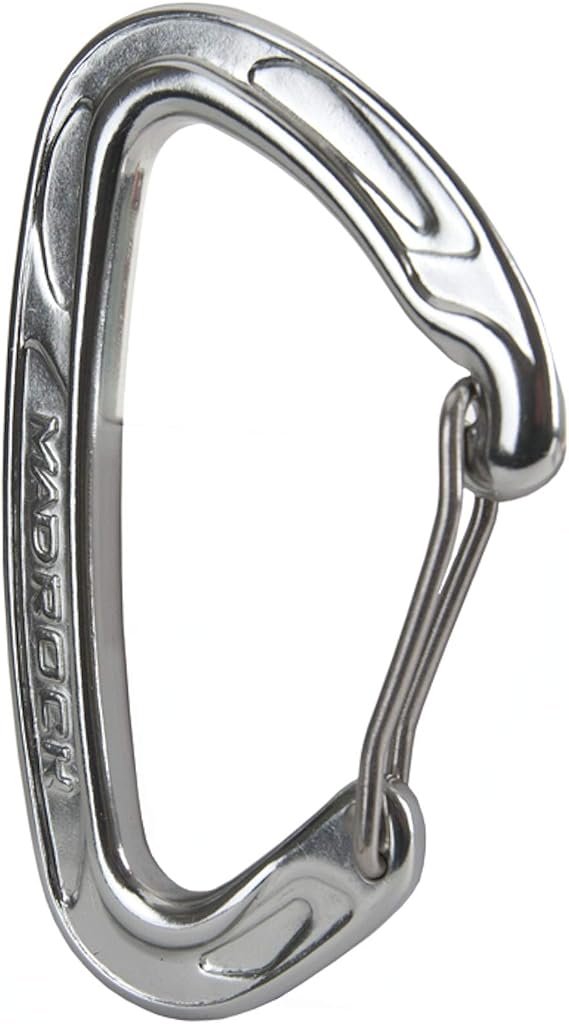 Mad Rock Ultra Light Straight Carabiner (Silver)