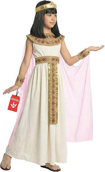 Morph Pink Cleopatra Costume for Girls, Egyptian Dress, Greek Goddess Costumes Kids, Cleopatra Costume Kids