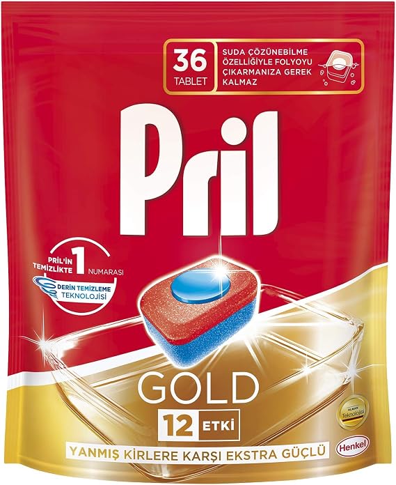 Pril Gold Tablet 36 Deterjan 1 Paket (1 x 718 g)