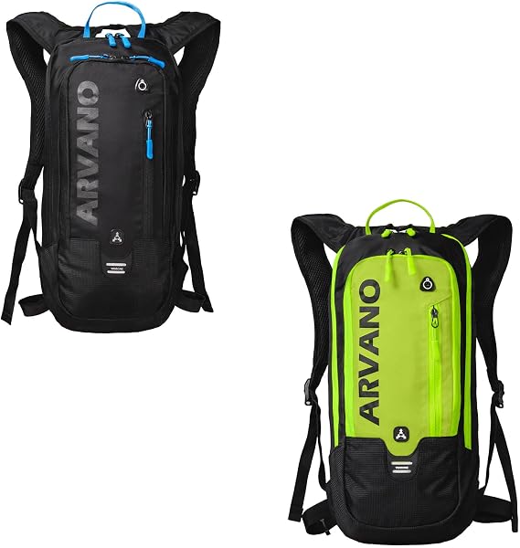 Bike Backpack Small Mountain Biking Backpack Black & Mountain Biking Backpack Green