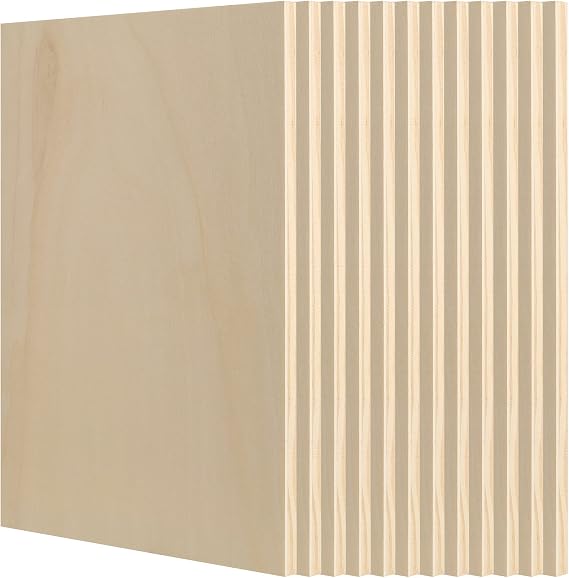 MANCHAP 12 Pack 9 x 12 Inch Wood Canvas Panels, Unfinished Cradled Painting Panel Boards, Artist Canvas for Painting, Encaustic Art, Wood Burning, Pouring, Crafts
