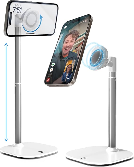 COOPER MagStand Magnetic Phone Stand for Desk, MagSafe Tripod, iPhone 17