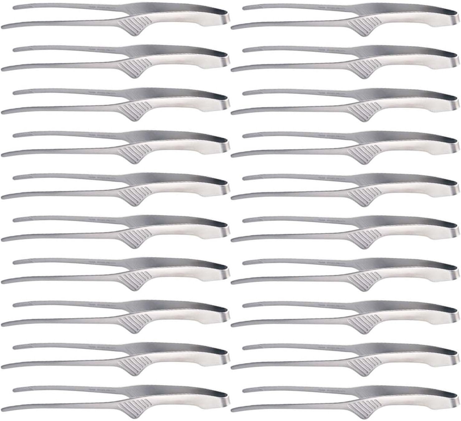 Todai 18-0 Clever Tongs, Economy Type, Set of 20, For Korean Barbecue, Pasta, Camping, BBQ, Made in Japan