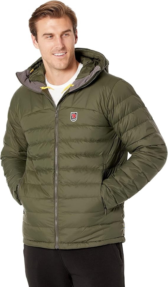 Fjallraven Expedition Pack Down Hoodie Men's Jacket - Lightweight Warm Packable Insulated Winter Layer for Hiking Trekking