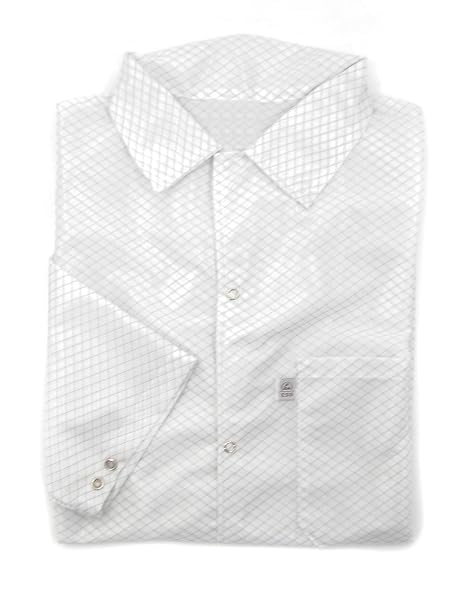 Botron White Lightweight ESD Smock L
