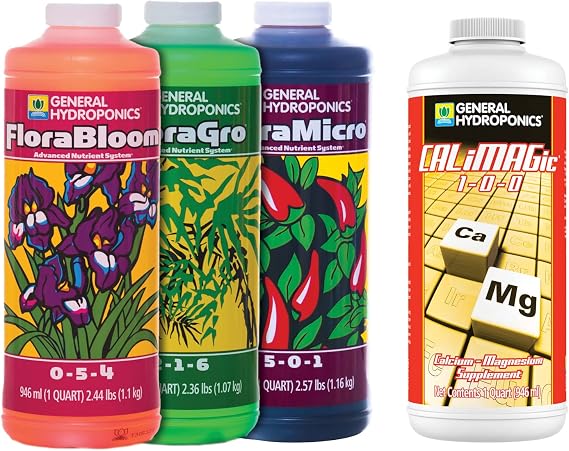 General Hydroponics FloraSeries and CALiMAGic Bundle for Hydroponic Growing Systems
