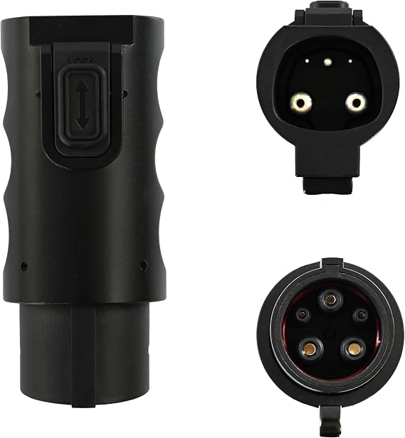 Schumacher Electric Adapter to Convert Level 1 and Level 2 Tesla NACS EV Chargers to Fit J1772 EV Charging Ports, SA947, 80 Amps, 250 Volts, Includes Security Lock