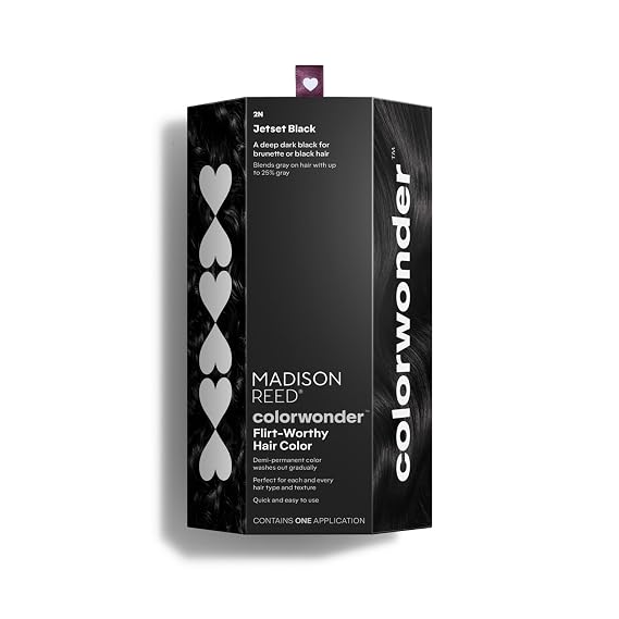 Madison Reed ColorWonder Demi-Permanent Hair Color Kit 2N Dark Black