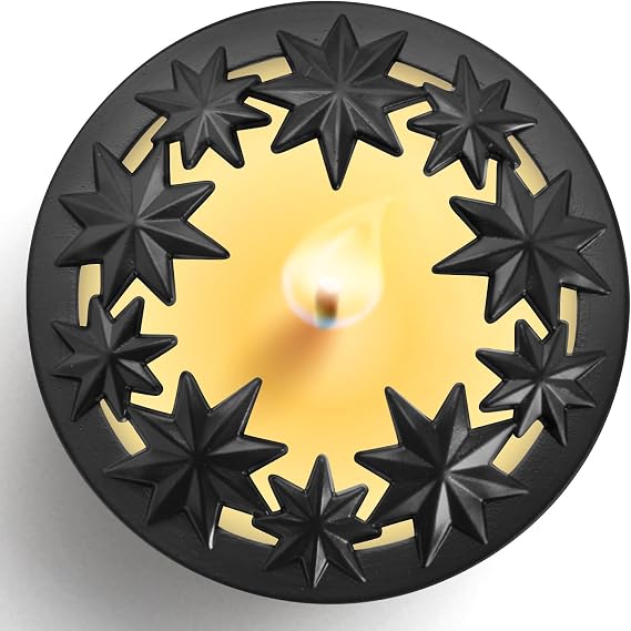 Hion Scented Candle Topper Cover to Burn Evenly Candle Jars Accessories