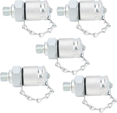 Hydraulic Test Accessories, Test Coupling Adapter Hydraulic Pressure 5Pcs Hydraulic Testing Adapter Thread Test Coupling Connectors Pressure Measuring PTPPT M101.25