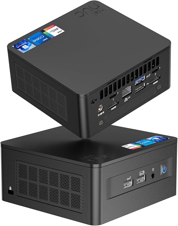 Intel NUC 13 PRO NUC13ANHi7 Arena Canyon, 13TH Gen CPU, 0GB RAM 0GB SSD NO OS, Intel Core i7-1360P Mini Desktop Computer, 8K/4K UHD, Gigabit Ethernet/WiFi-6/VESA for Business/Office/Home Barebones
