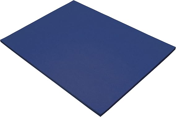 Pacon Tru-Ray Construction Paper, 18-Inches by 24-Inches, 50-Count, Royal Blue (103081)