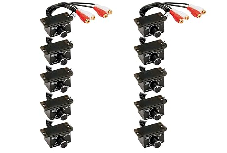 PAC LC1BULK 10x PAC LC-1 Remote Amplifier Level Controller Pack