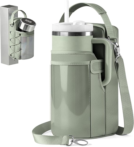 GLORIEROO Magnetic Gym Bag for Women - Water Bottle Holder Bag Carrier