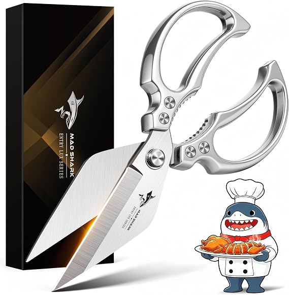 MAD SHARK Heavy Duty Kitchen Shears, All Purpose Kitchen Scissors