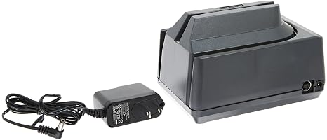 MagTek 22533003 Mini MICR Check Reader with USB Interface, 17 in/s Scan Speed, 12V, Dark Gray