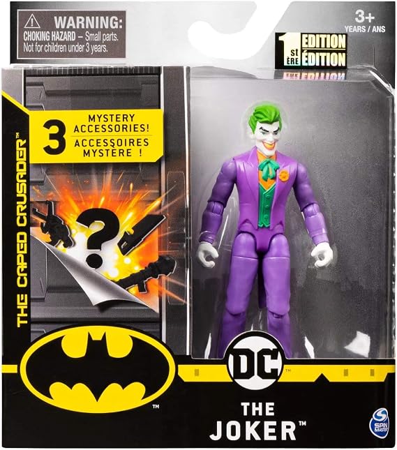 DC Batman 2020 The Joker 4-inch Action Figure by Spin Master