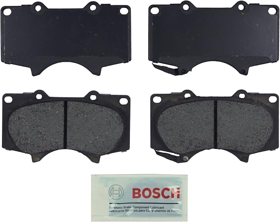 BOSCH BE976 Blue Ceramic Disc Brake Pad Set - Compatible With Select Lexus GX460, GX470; Toyota 4Runner, FJ Cruiser, Sequoia, Tacoma, Tundra; FRONT