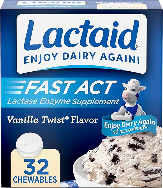 Lactaid Fast Act Chewable Box 0n 32
