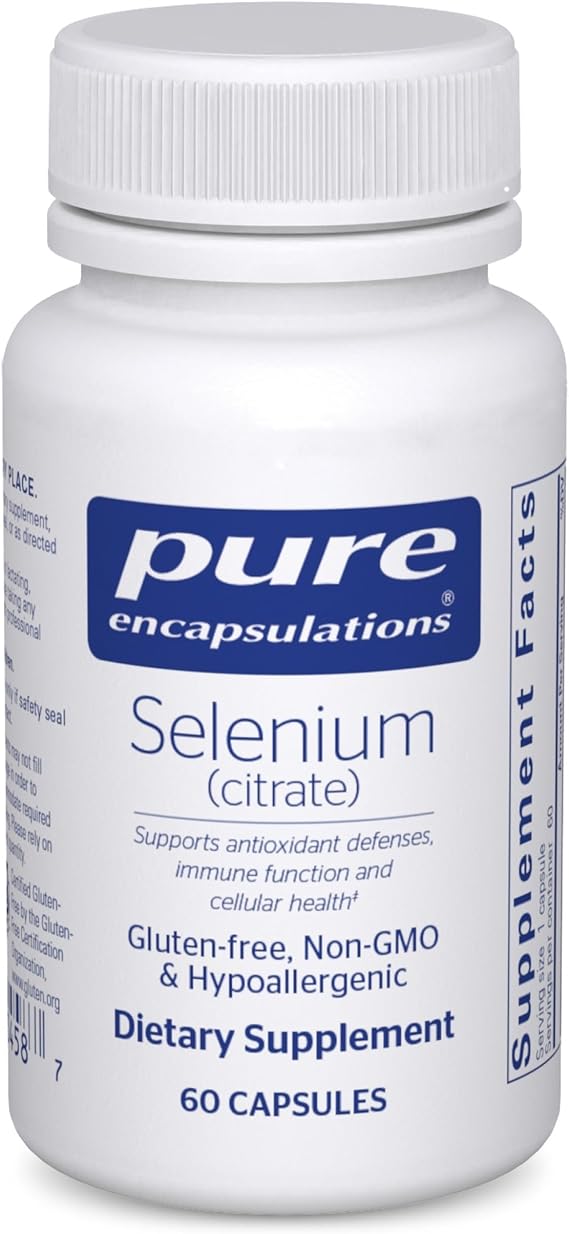Pure Encapsulations Selenium (Citrate), 60 Capsules