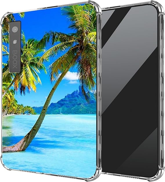Ultra-Thin Clear TPU Case for Boox Palma 2 6.13"/for Boox Palma E-Book Transparent Anti-Slip Shockproof Protection Cover,Palm