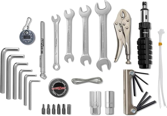 WindZone 36-Piece Motorcycle Tool Kit for American V-Twin Bikes