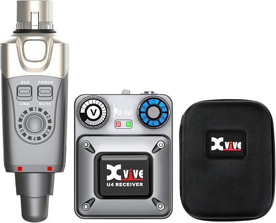 Xvive U4 Wireless in-Ear Monitor System with CU4 Case