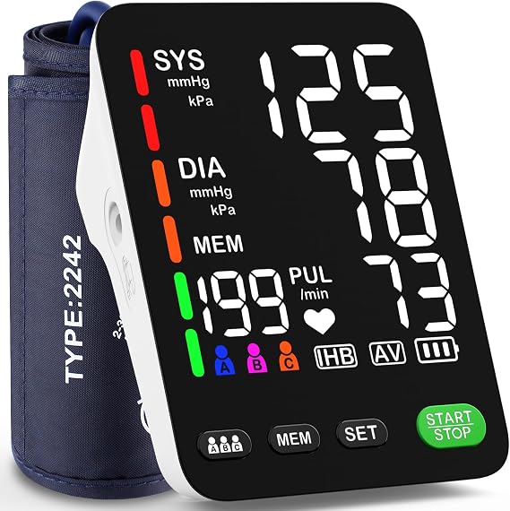 ADKING Blood Pressure Monitor Upper Arm Black