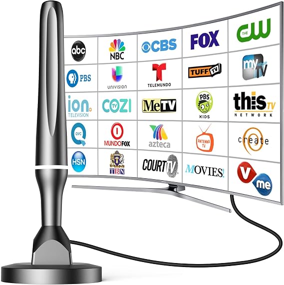 TV Antenna for Smart TV Indoor, Digital Antenna for Local Channels