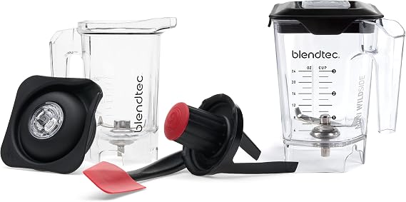 Blendtec Mini 46oz* WildSide& 37oz* Twister Jar Bundle, Clear