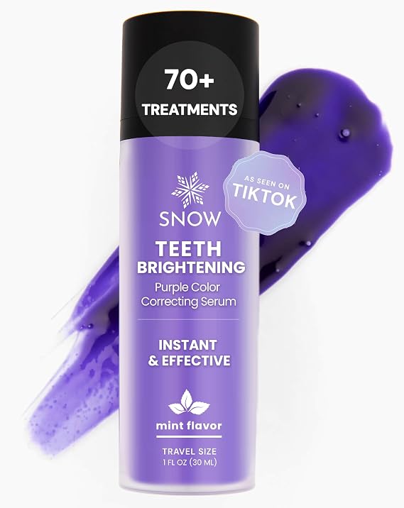 SNOW Teeth Brightening Purple Serum Gentle Tooth Care