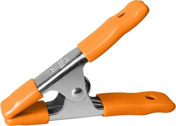 Tether Tools 1" Rock Solid "A" Spring Clamp, Silver