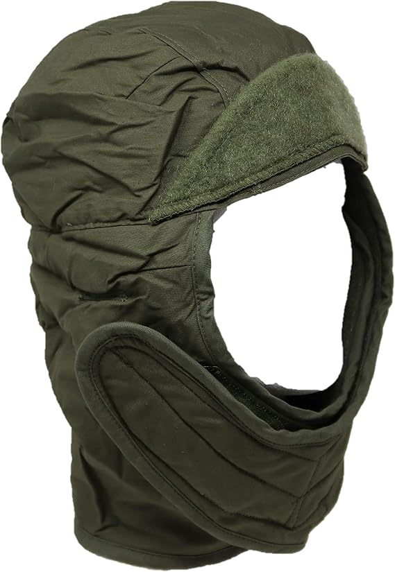 GI M-65 Cold Weather Insulating Helmet Liner, Fleece Lined, Hook and Loop Closure, Made in USA