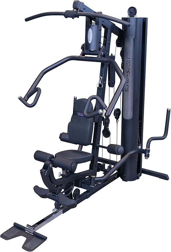 Body-Solid (G5S) Multi-Station With 210lb Selectorized Weights Stack Home Gym Machine, Arm & Leg Strength Training Equipment Functional Exercise Workout Station for Weight lifting and Bodybuilding