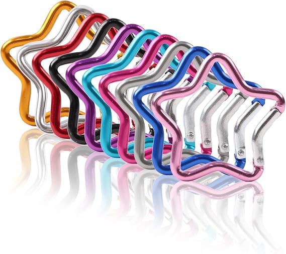 OMUKY Multicolor Carabiners Hook Clips Camping Accessories Buckle for Outdoor Hiking Traveling