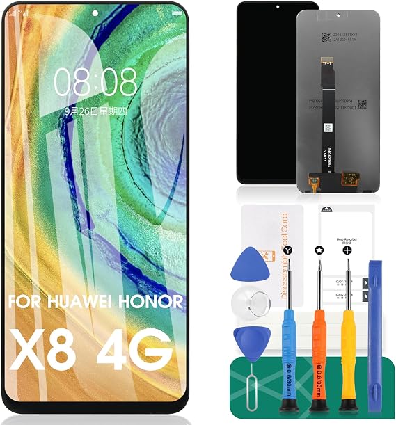 for Huawei Honor X8 Screen Replacement for Honor X8 LCD for Honor TFY-LX3 Touch Digitizer for Honor X30i Display Assembly TFY-LX1 TFY-LX2 TFY-AN00 (Not for X8 5g)