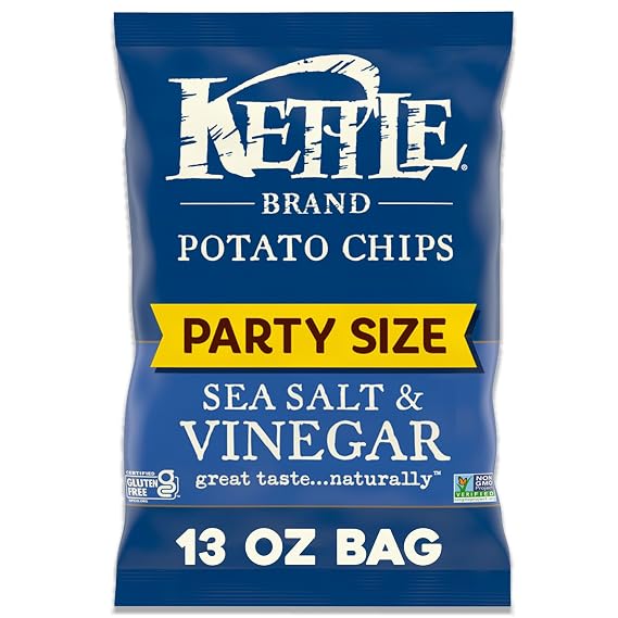 Kettle Brand Sea Salt & Vinegar Potato Chips, 13 Oz