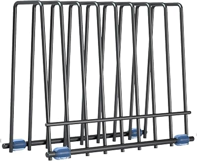LAFANDE Reusable Bags Drying Rack, Stainless Stand Bag Drying Rack, Multiple Kitchen Storage Organizer for Gallon, Snack, Sandwich Bags, Desktop Book Shelf, Dresser Storage Rack