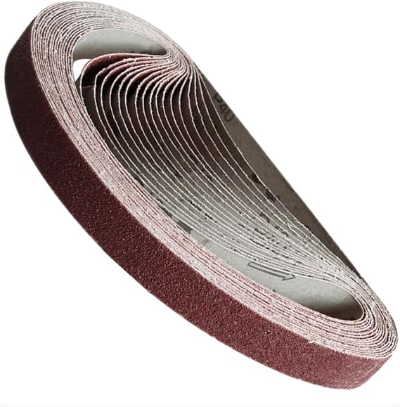 15 Pack 1x30 Inch Sanding Belts 80 120 150 240 400 Grit