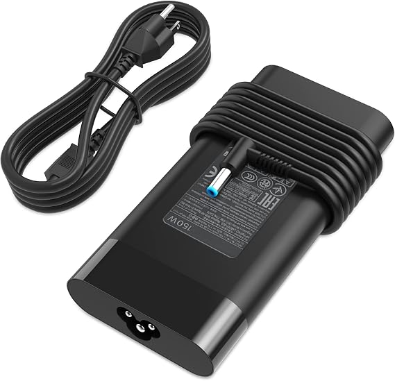 HP OMEN 15 17, Pavilion Gaming Laptop 150W Charger - Zbook 15 G3-G6 Adapter, TPN-CA11, TPN-DA09, L32661-001 Power Supply Cord