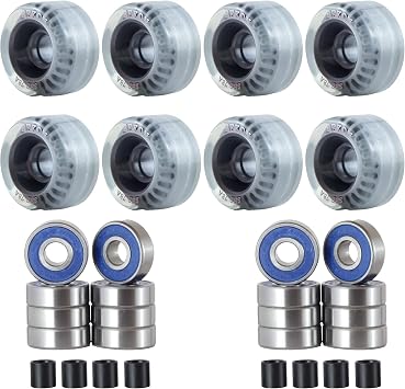 REKON Super High Rebound 65mm Outdoor Quad Roller Skate Wheels