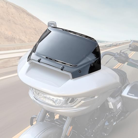 10" Windshield for Harley Road Glide 2024-2026 (Dark Tinted)
