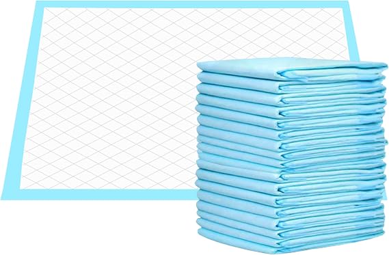 32 Pack Disposable Bed Pads 24" x 36" Heavy Absorbency Incontinence Pads Quilted Fluff and Polymer Underpad Bed Cover Chux for Bedwetting Incontinence Furniture Waterproof Pets Pee Pads