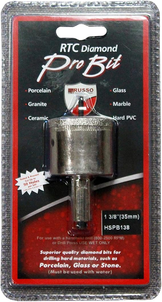 RTC PROBIT138 Porcelain-Pro Drill Bit, 1-3/8-Inch