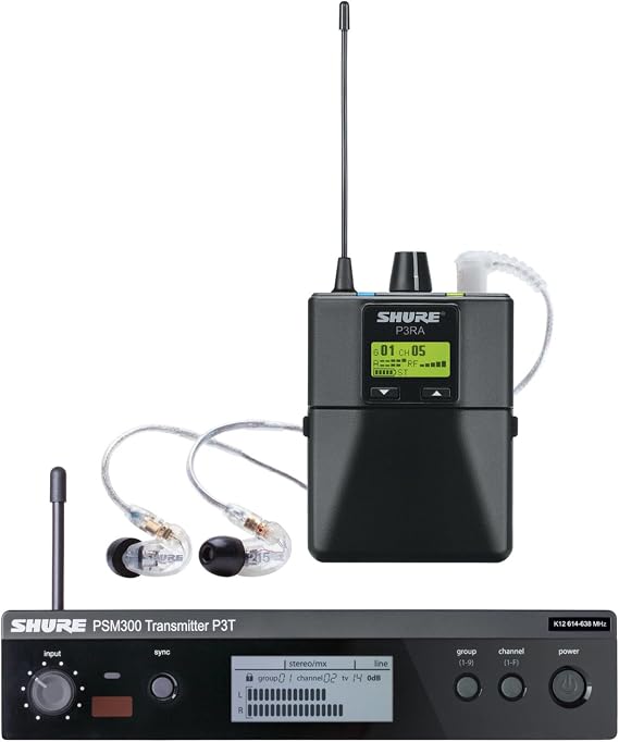 Shure P3TRA215CL PSM 300 Wireless In-Ear Monitor System
