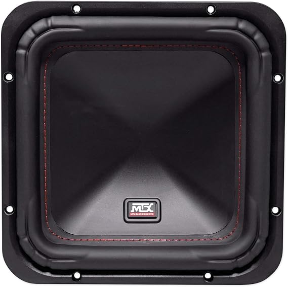 MTX S6510-44 10" 1000w Peak/500w RMS Square Subwoofer Car Audio Sub DVC 4-ohm