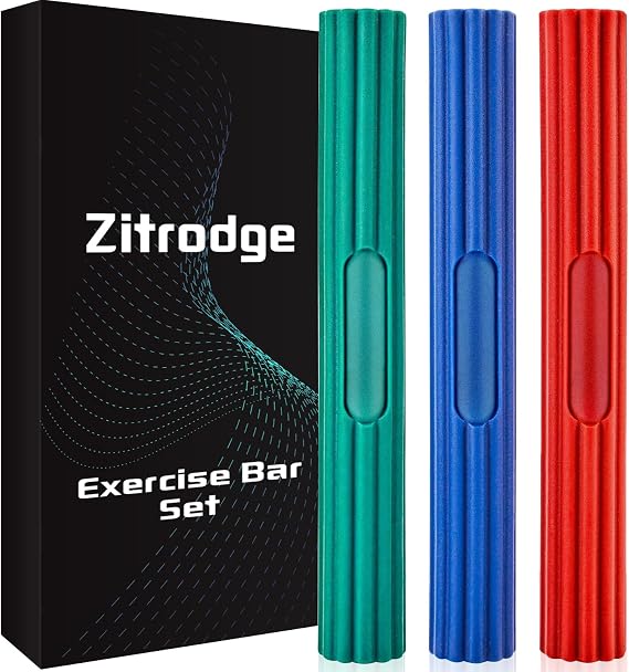 Flex Therapy Bar, Tennis Elbow Therapy Bar - Ideal for Relieve Tendonitis Pain & Improve Grip Strength, Fitness Resistance Bar for Golfers Elbow & Tendinitis, Twist Bar for Physical Therapy