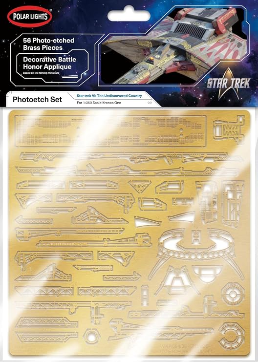 Polar Lights - Star Trek 6: The Undiscovered Country Klingon K'ronos-1 Photoetch Set (MKA064)