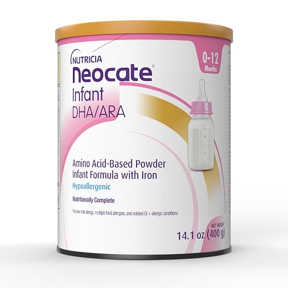Nutricia Neocate Infant - Hypoallergenic, Amino Acid-Based Baby Formula - Well-Tolerated & Supports Normal Growth - Infant Formula with DHA, ARA & Iron