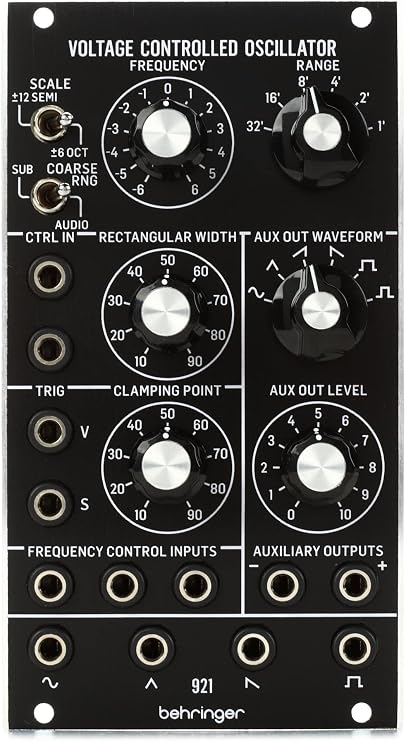 Behringer 921 VOLTAGE CONTROLLED OSCILLATOR Legendary Analog VCO Module for Eurorack